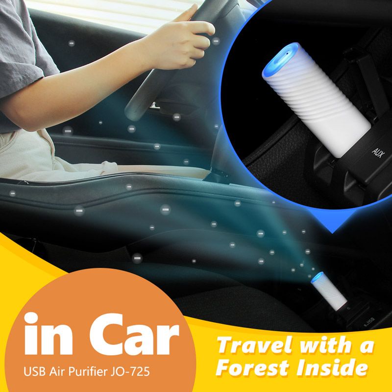 USB air cleaner in car