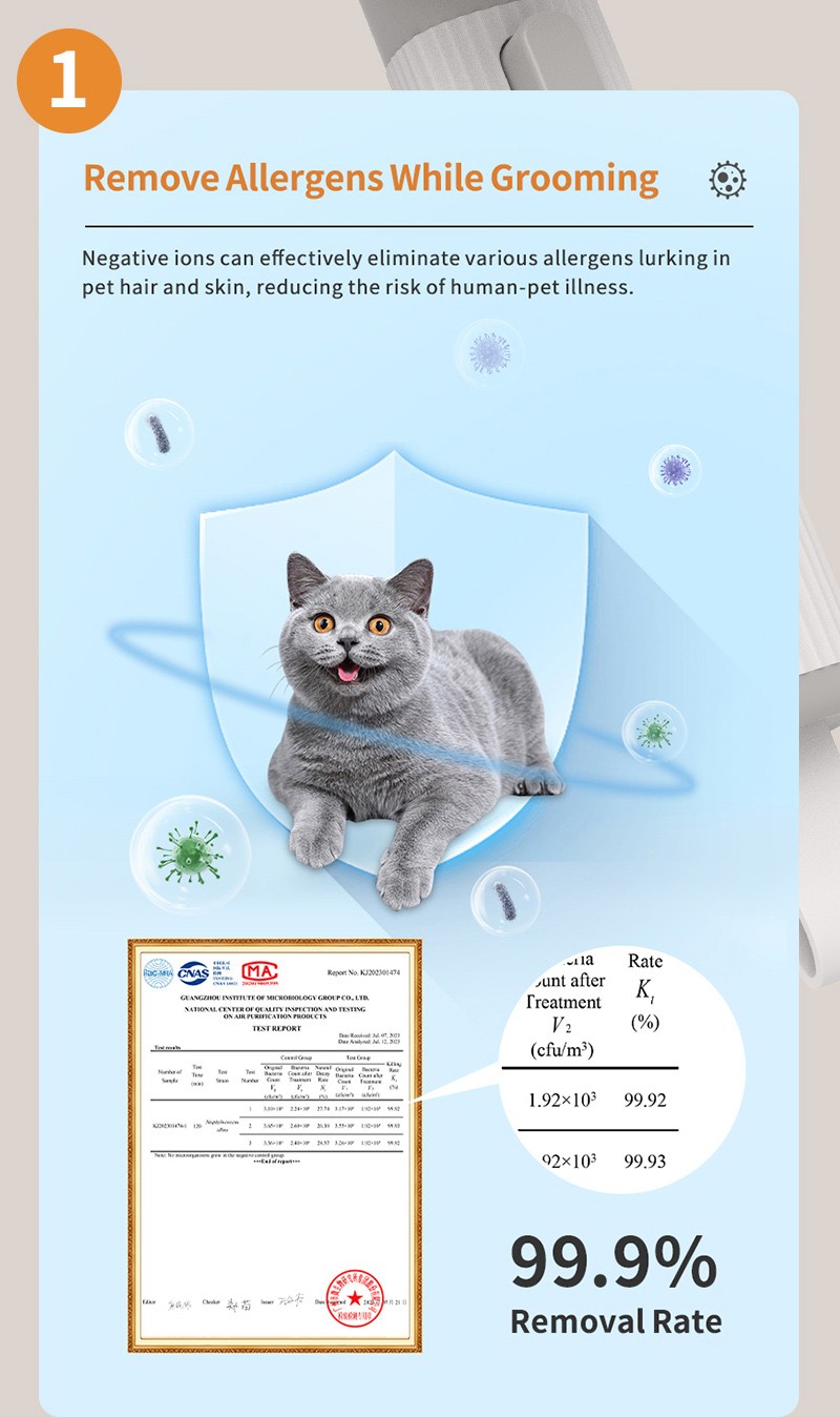 Sterilization Disinfection Kill Bacteria Pet Brush