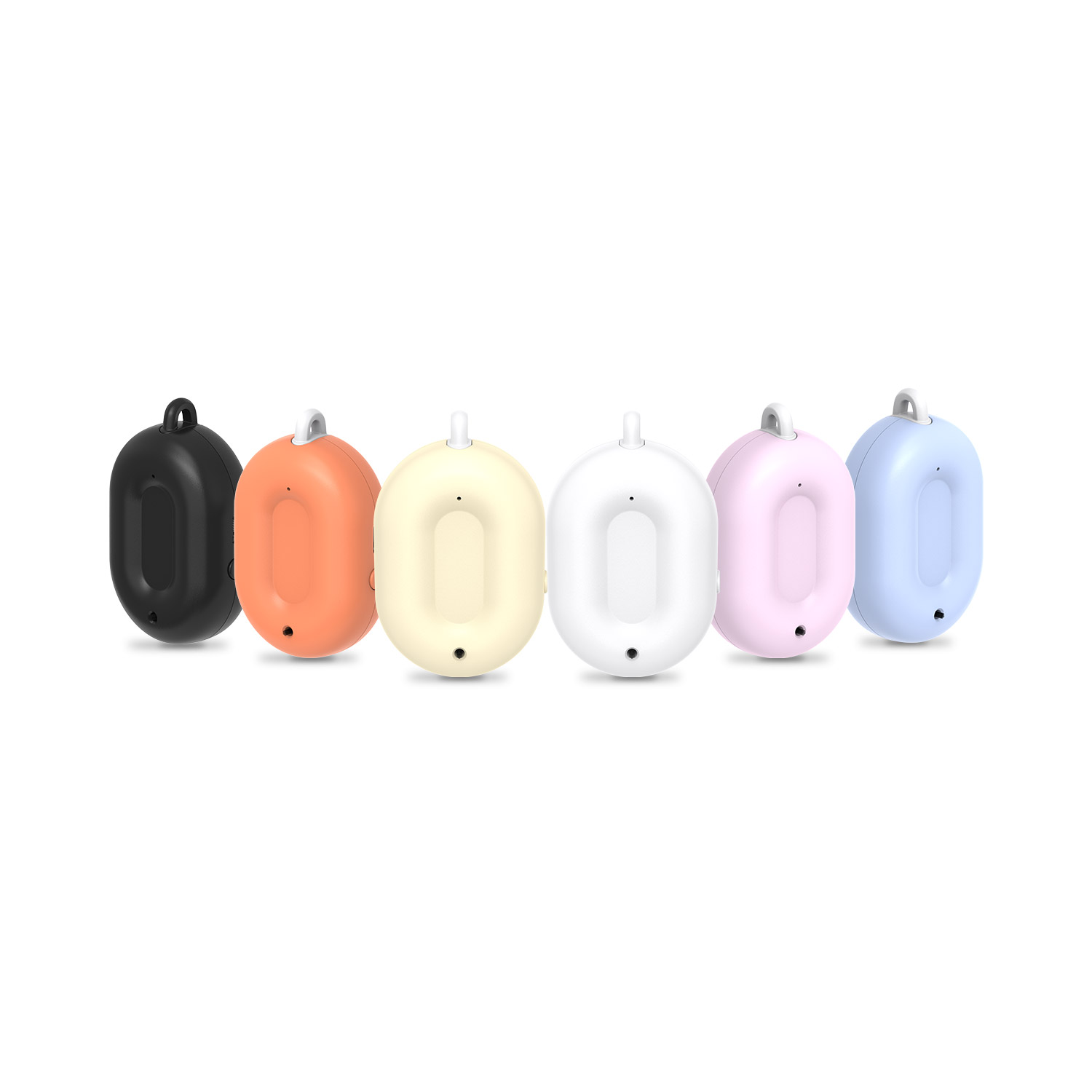 colorful donut wearable air purifier portable