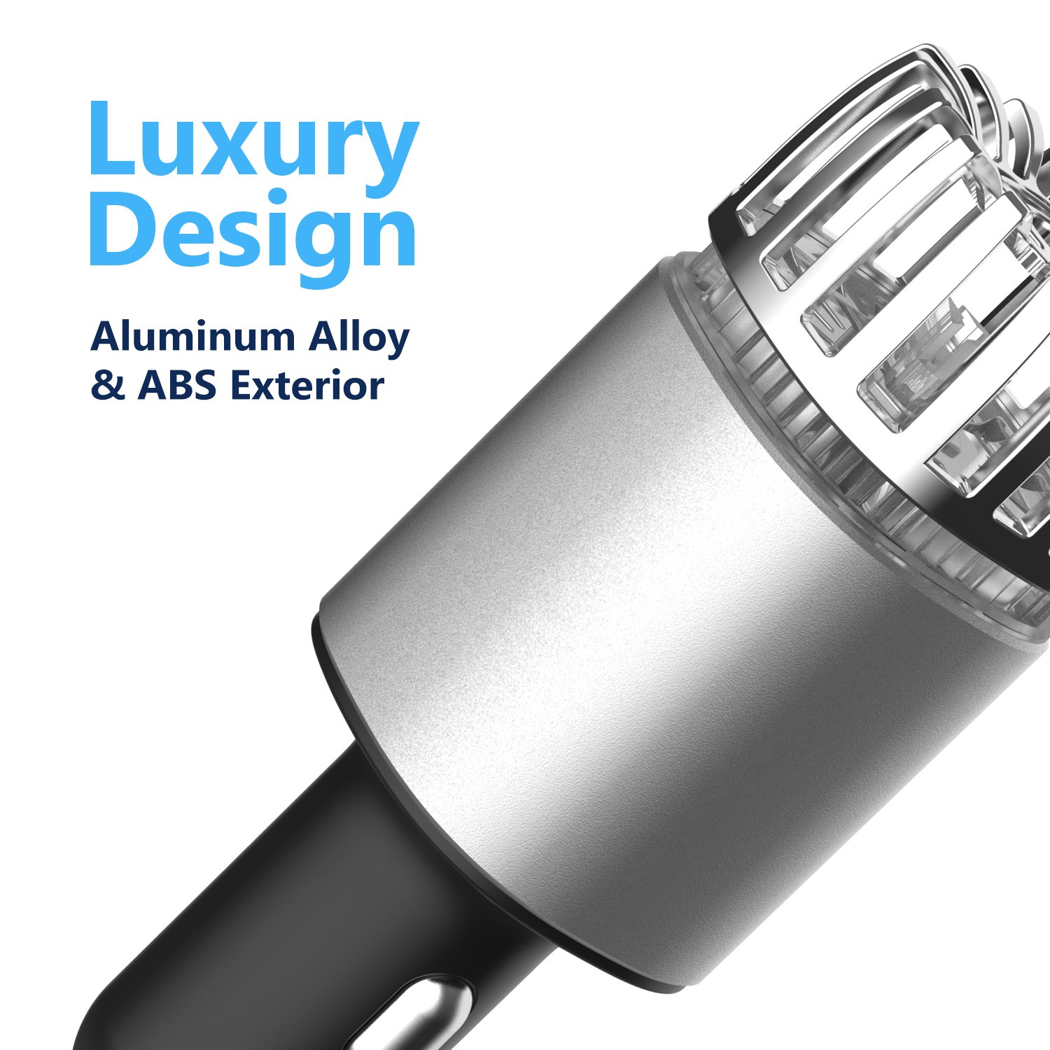 aluminum alloy car air purifier